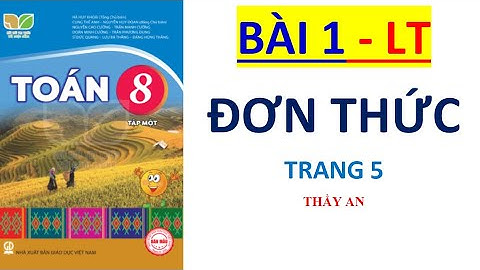 Toán lớp 8 sách giáo khoa tập 1