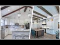 75 beautiful exposed beam kitchen with porcelain backsplash design ideas 959 