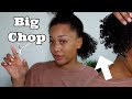 BIG CHOP : WATCH ME CUT OFF MY HAIR! No More Permed Ends