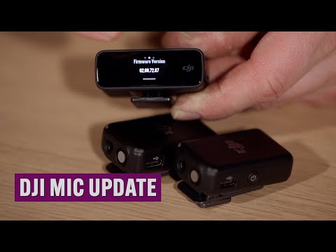 DJI Mic - Firmware Update & Budget Set with Only One Transmitter Now  Available