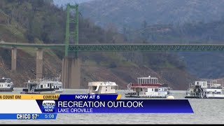 Rising water levels at Lake Oroville lifting hopes for recreation