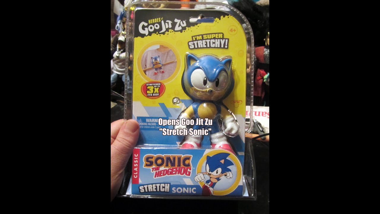 Heroes Of Goo Jit Zu Classic Sonic The Hedgehog STRETCH SONIC Moose Toys  2022