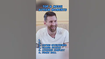 Top 6 Messi Autism Moments 