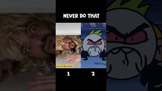 NEVER DO THAT @mercuri_88  vs Ted and  Pet compare #animationparody #mercuri_88