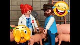 DER ZUCHTBULLE! NICHT DEIN ERNST!? OMG!!! 🐮🙈 Playmobil Comedy #Shorts