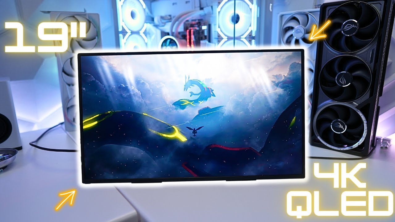 UPERFECT 19インチ 4K 144Hz QLED モバイルモニター 19 Inch Monitor 4K HDR Computer 144Hz QLED Display with UHD – UPERFECT