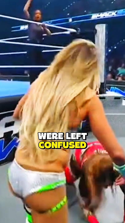 WWE Forced to Cut Broadcast Multiple Times During Charlotte Flair vs Nia Jax Match #wwe #short