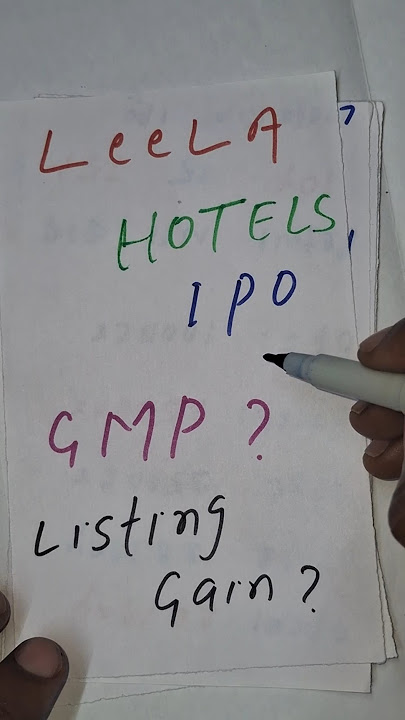 Leela Hotels IPO GMP | Review | Apply or Avoid | Grey Market Premium | Schloss Bangalore Limited IPO