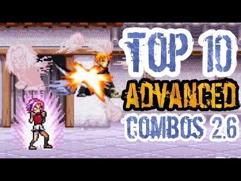 Top 10 Advanced Combos (Part 1) - Bleach vs Naruto 2.6  @JukiCombo