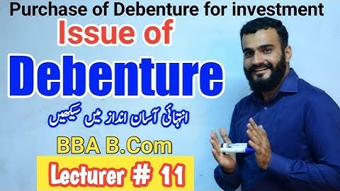 Debenture issue | issue of debenture B.Com BBA | Advanced accounting | cum interest | ex interest
