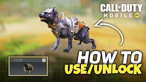 HOW TO USE AND UNLOCK K9 UNIT OPERATOR SKILL IN COD MOBILE IN HINDI || SEASON 4 NEW OPERATOR SKILL