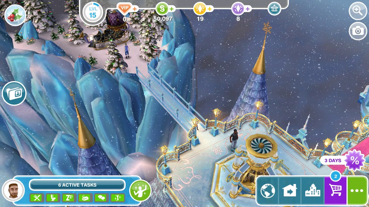 The Sims Freeplay Snow Problem / Go To The Park (After Discuss