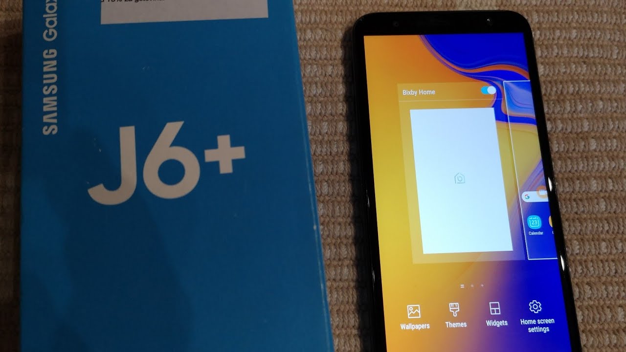 How to turn off bixby home samsung J6 plus - YouTube