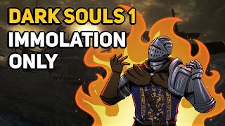 Can You Beat DARK SOULS 1 With Only Immolation?