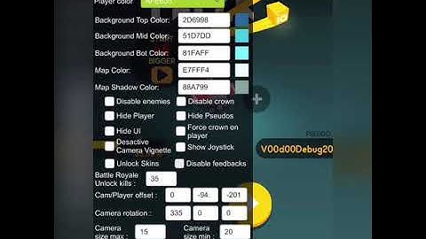 Hack of Paper.io debug mode