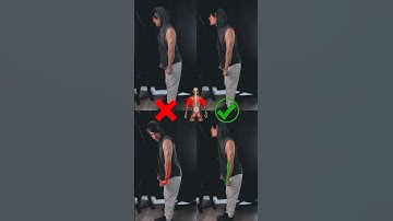 Tricep pushdown mistakes! wrong way vs the right way of performing tricep pushdowns.❌