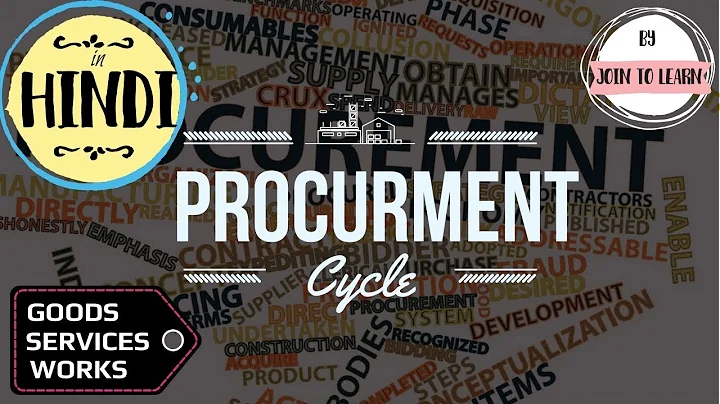 Procurement Methods || Procurement Cycle || Goods Works Services in Construction – Hindi - DayDayNews