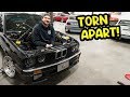 Getting the E30 fully ready for its upgraded drivetrain!!