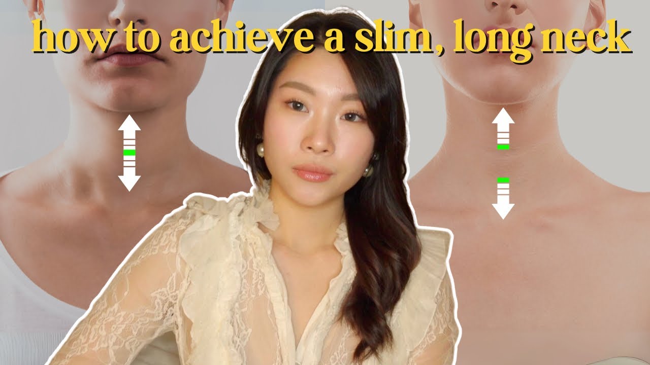 How to get rid of neck lines and longer neck routine YouTube