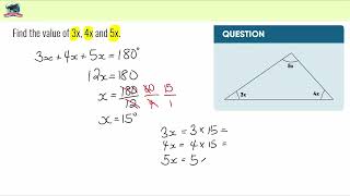 Triangles (Angles) V1.3 - 11PLUS
