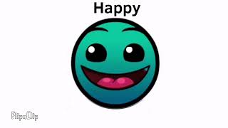Geometry dash faces v1-v3 [MOST POPULAR VIDEO]