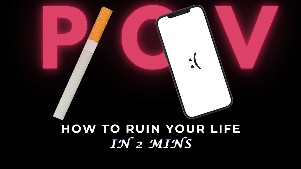 How to Ruin your Life in 2 mins | Better You Blueprint | - YouTube