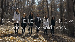Cimorelli - Mary Did You Know | Gold Lyrics