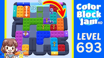 Color Block Jam Level 693 Solution Walkthrough