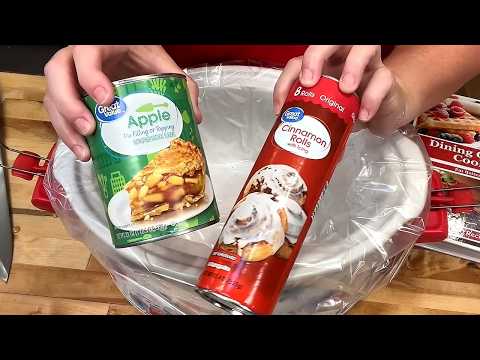 3-Ingredient Apple Crockpot Bake That Tastes Like Cinnamon Rolls!