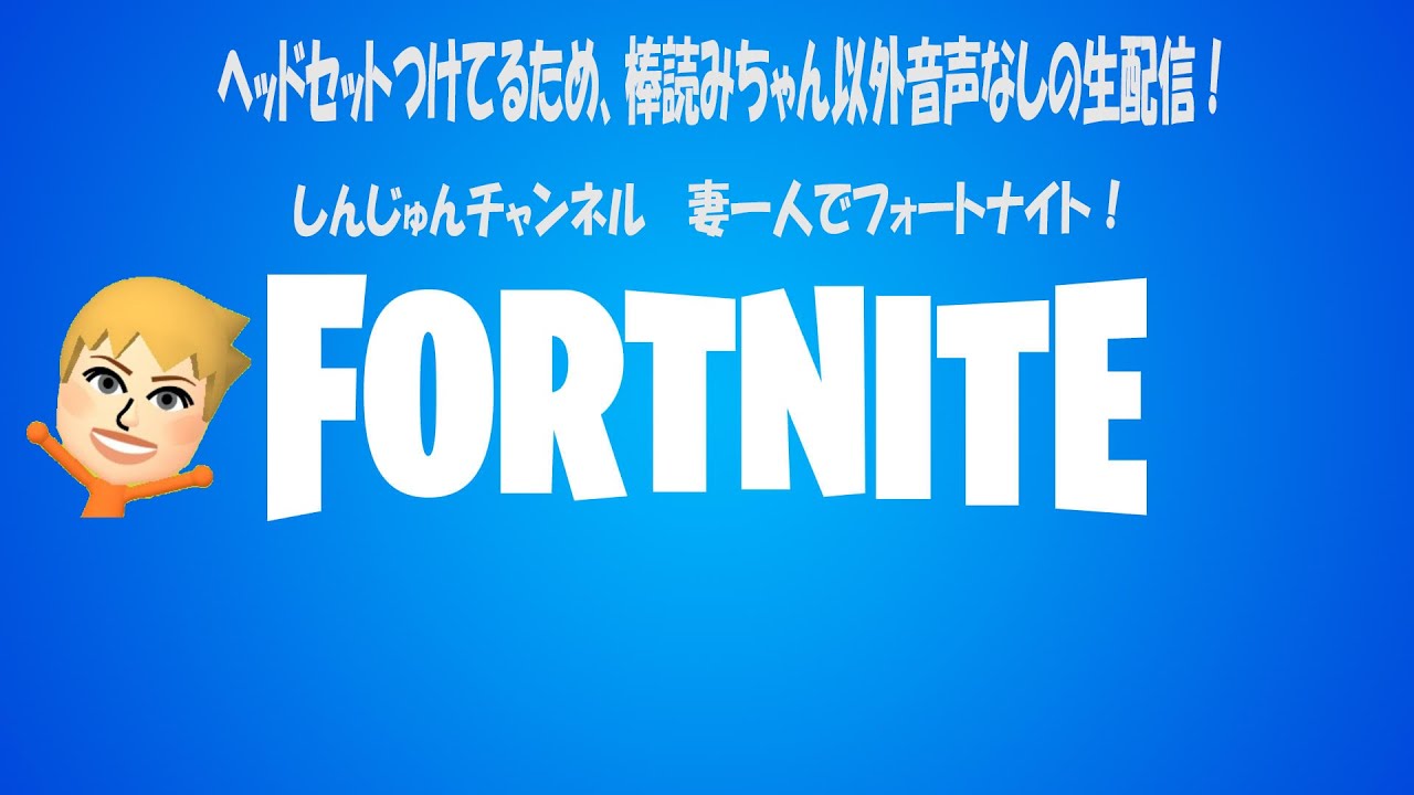 妻が一人でお届け フォートナイト 音声無し Youtube