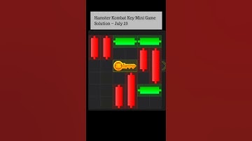 Hamster Kombat Key Mini Game Solution – July 23 #hamsterkombat #minigame #crypto #ciphercodes