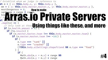 Arras.io Private Server Tutorial #4: Controllers and AI components