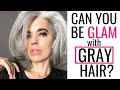 CAN YOU BE GLAM WITH GRAY HAIR? | Nikol Johnson