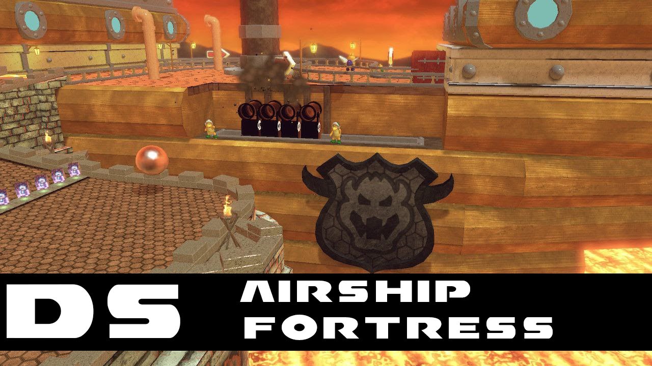 Mario Kart 8 Deluxe Mod - DS Airship Fortress (Tour Remastered)