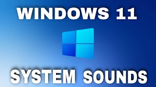 Windows 11 All System Sounds | Windows 11 Startup sound |#Windows11 | Factonian
