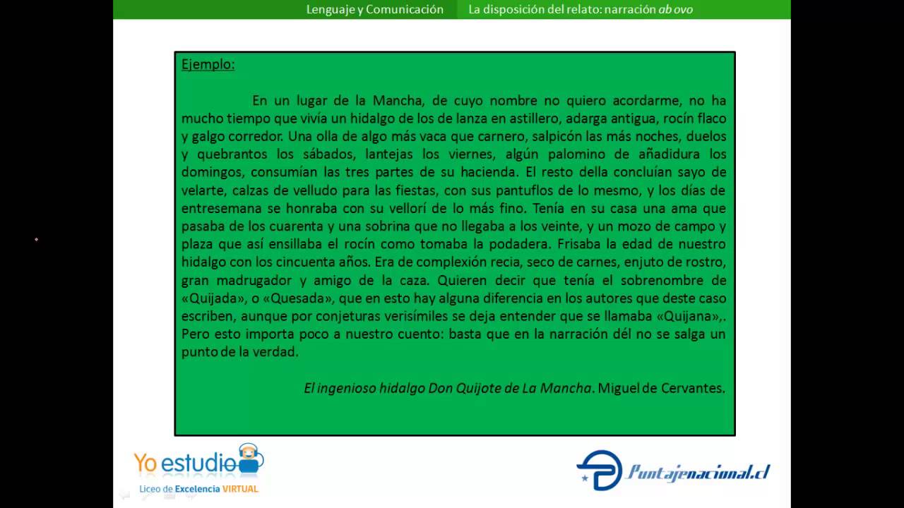 Estructura Narrativa Ab Ovo 2021 idea e inspiración