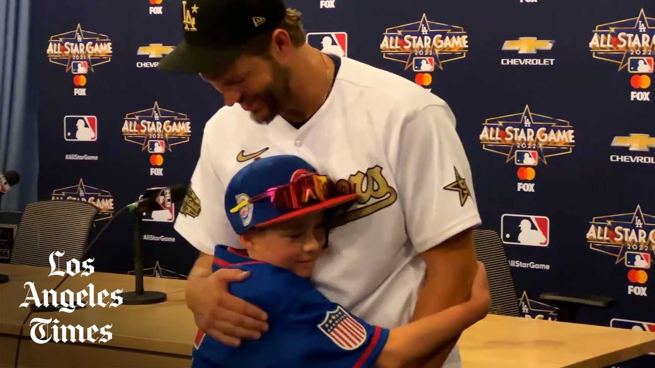 Clayton Kershaw thought his press conference ended. Then a 10 year old  surprised him 