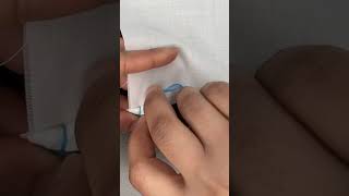 Blanket Stitch Tutorial || Open Buttonhole Stitch | how to do Blanket Stitch || kaarigari || #shorts