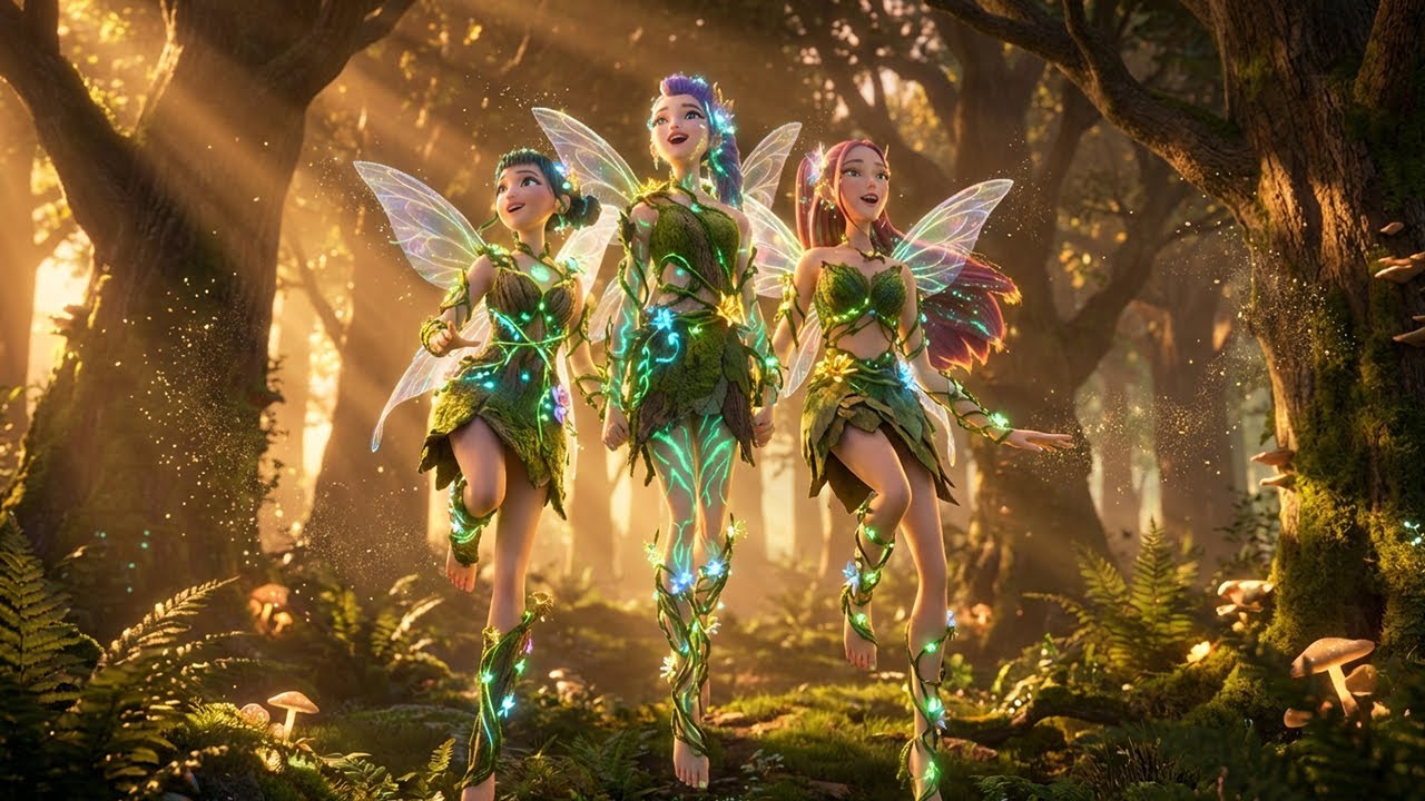 Fairycore Nature Dance “Golden x Soda Pop” | KPop Demon Hunters Fantasy