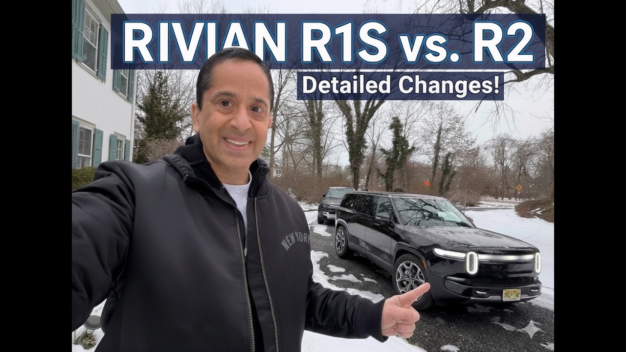Detailed Look at Changes from Rivian R1S to Rivian R2