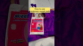 Underarm Sweat Pad Underarm Sweating Solution How To Use Sweatpad