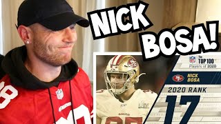 Rugby Player Reacts to NICK BOSA (San Francisco 49ers DE) #17 The NFL Top 100 Players of 2020!