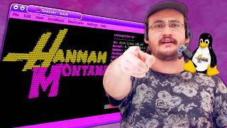O MELHOR LINUX QUE JÁ USEI! (Hannah Montana Linux)
