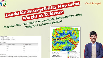 Landslide Susceptibility Map Using Weight of Evidence Method!