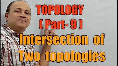 topology Msc maths in hindi (part 9 )intersection of two topologies is topology Hariom dubey Hd