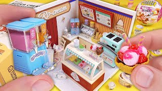 Creating A Miniature Ice Cream Shop Rolife Vs Mini Brands & Miniverse