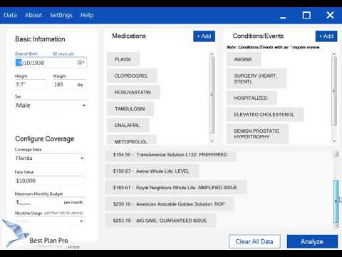 Final Expense Underwriting Case with Best Plan Pro