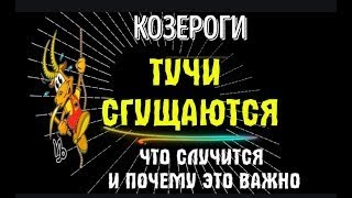 ♑КОЗЕРОГИ ТУЧИ СГУЩАЮТСЯ!  НЕ ТАК ВСЁ ПРОСТО! ГЛОБАЛЬНЫЕ ПОВОРОТЫ СОБЫТИЙ