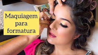 Maquiagem para FORMATURA passo a passo - Cliente Real -