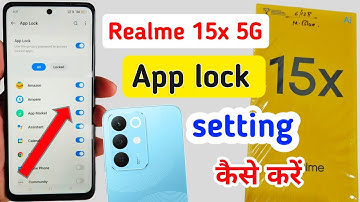 Realme 15x 5G app lock setting | how to lock app in realme 15x 5g | realme 15x 5g